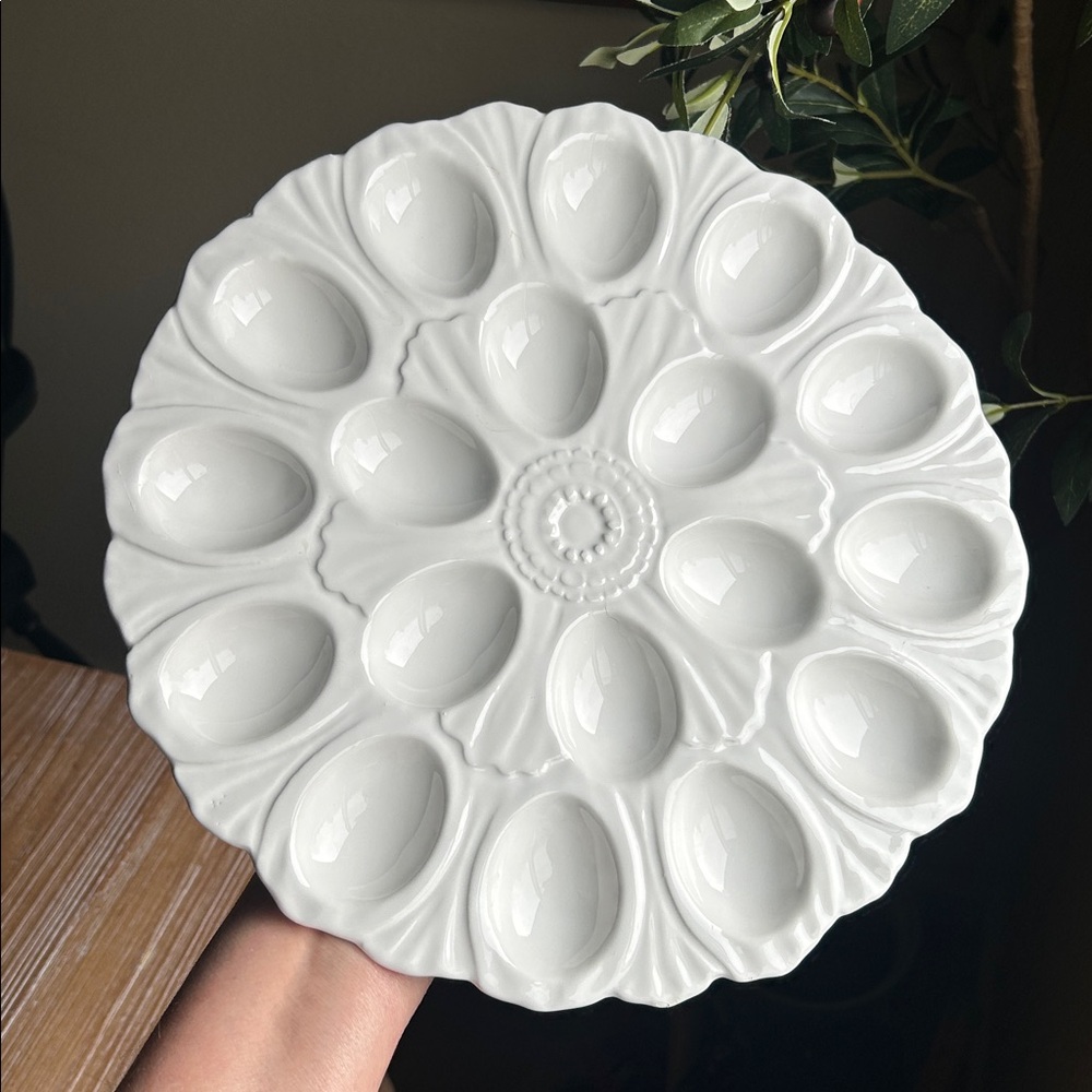 18 Egg Platter Dish.